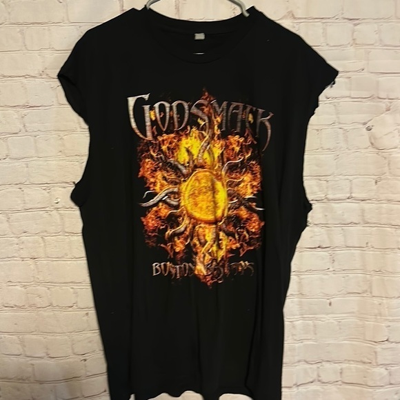Godsmack Boston Bad Boys Fiery Sun Logo cut off size 2X - Picture 1 of 4